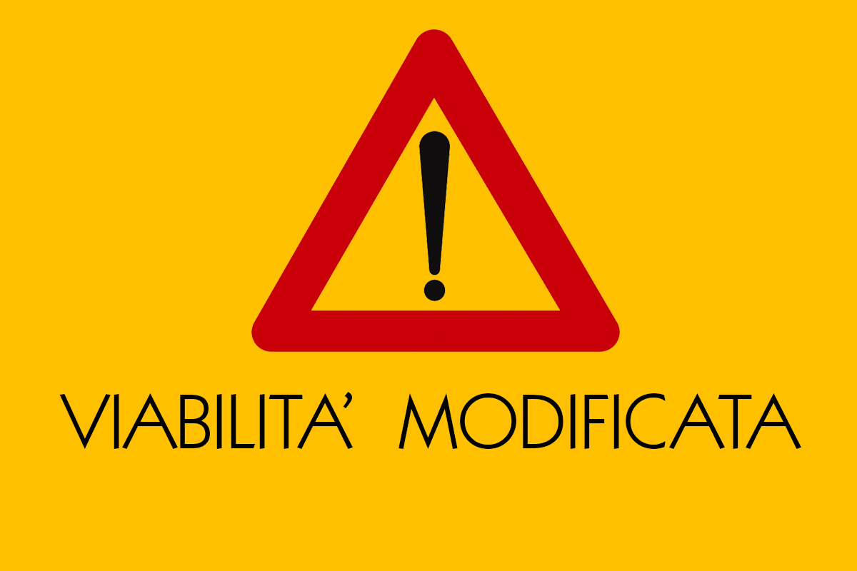 Cartello di Viabilità Modificata